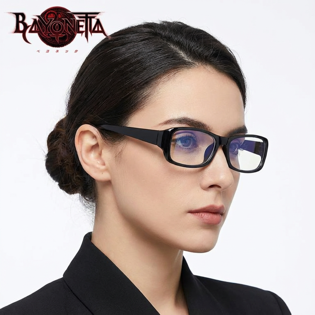 Bayonetta Glasses Wearing Effect